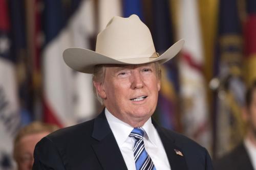 Cowboy Trump Blank Meme Template