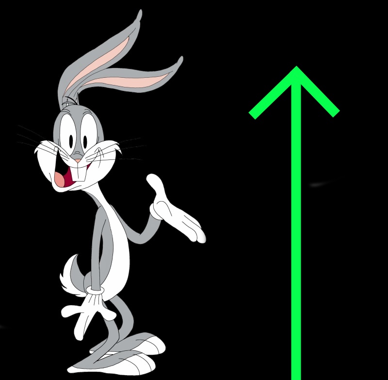 High Quality upvote rabbit Blank Meme Template