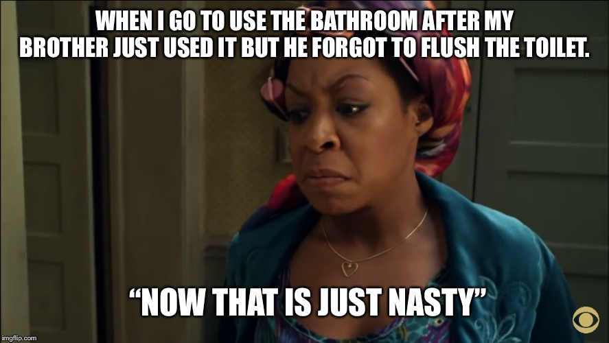 Now that is just nasty | WHEN I GO TO USE THE BATHROOM AFTER MY BROTHER JUST USED IT BUT HE FORGOT TO FLUSH THE TOILET. “NOW THAT IS JUST NASTY” | image tagged in first world problems,sibling rivalry,bathroom humor | made w/ Imgflip meme maker