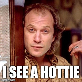 Buffalo Bill Silence of the lambs | I SEE A HOTTIE | image tagged in buffalo bill silence of the lambs | made w/ Imgflip meme maker