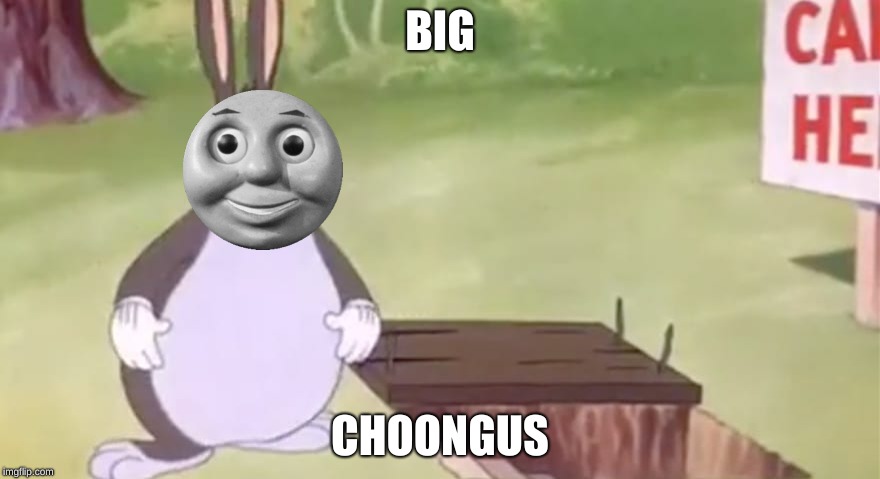 choongus | BIG; CHOONGUS | image tagged in big chungus | made w/ Imgflip meme maker