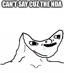 CAN’T SAY CUZ THE NDA | made w/ Imgflip meme maker