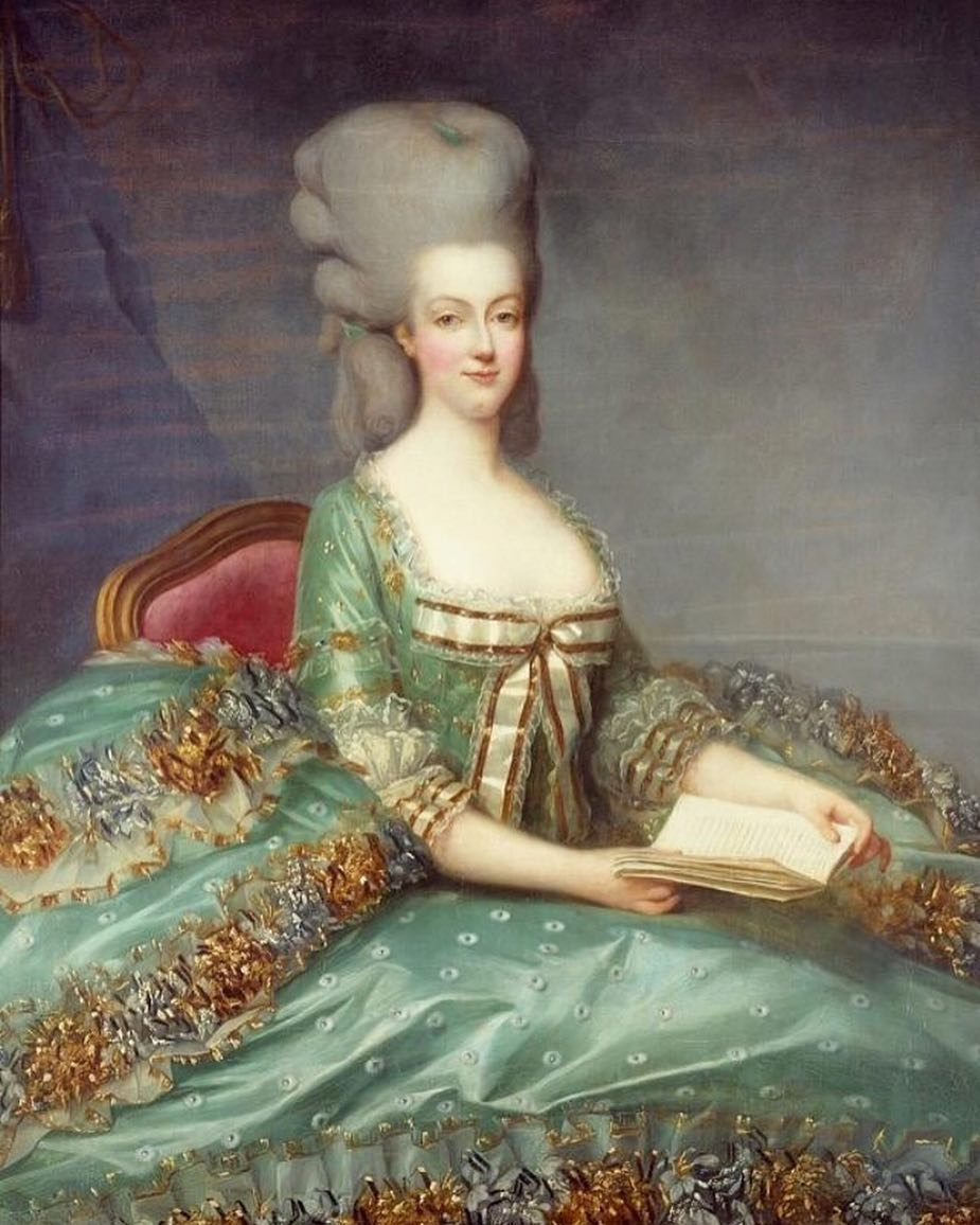 Marie-Antoinette au livre Blank Meme Template