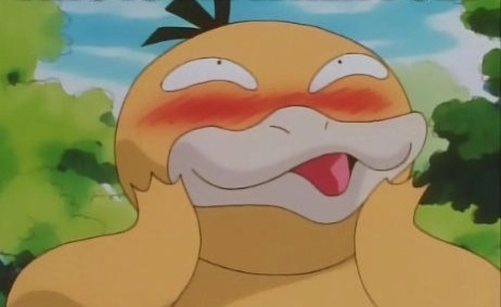 High Quality Psyduck smiles Blank Meme Template