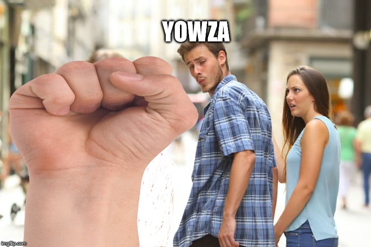 Sometimes, you have to take matters into your own hands. | YOWZA | image tagged in memes,distracted boyfriend,handyman | made w/ Imgflip meme maker