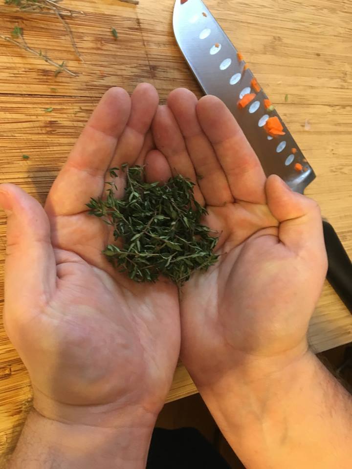 Thyme On My Hands Blank Meme Template