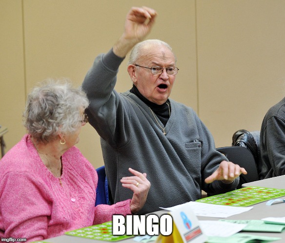 Bingo | BINGO | image tagged in bingo | made w/ Imgflip meme maker