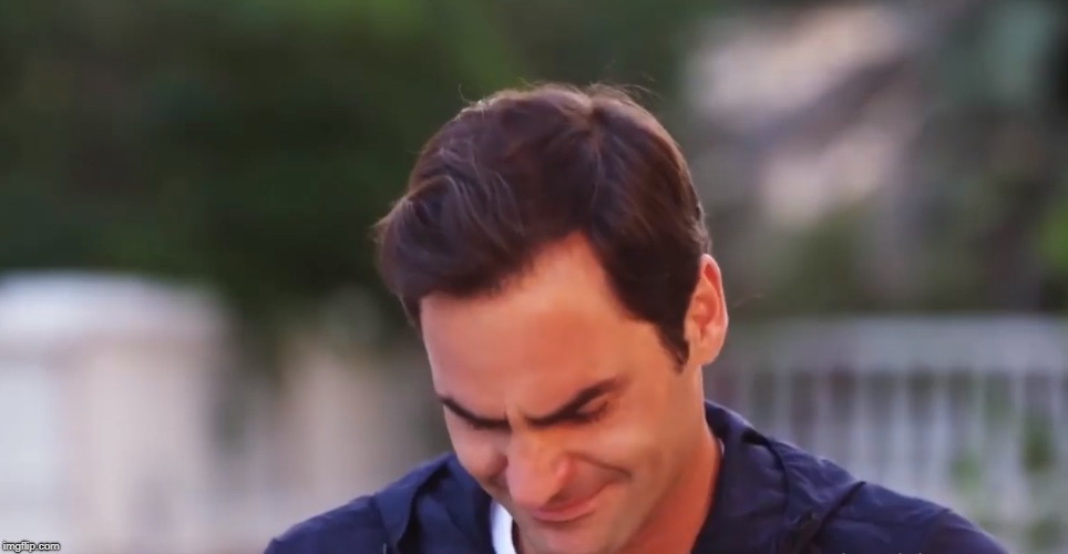 Roger Federer Breaks Down in Tears Ahead of Australian Open 2019 | image tagged in roger | made w/ Imgflip meme maker