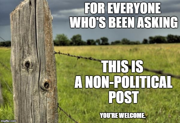 I think I've seen this barbed wire before...does that make it a re-post? | . | image tagged in non-political,fence,unpopular opinion | made w/ Imgflip meme maker