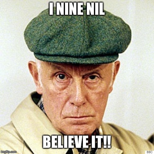 I NINE NIL; BELIEVE IT!! | image tagged in manchester city vs burton | made w/ Imgflip meme maker