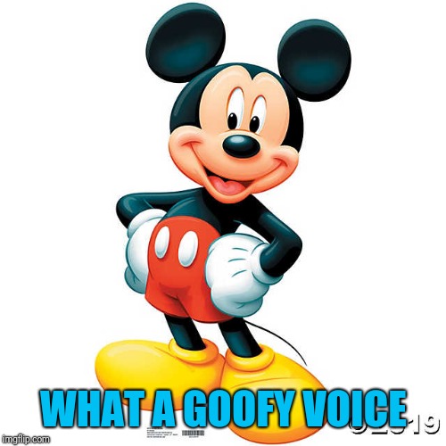 WHAT A GOOFY VOICE | made w/ Imgflip meme maker