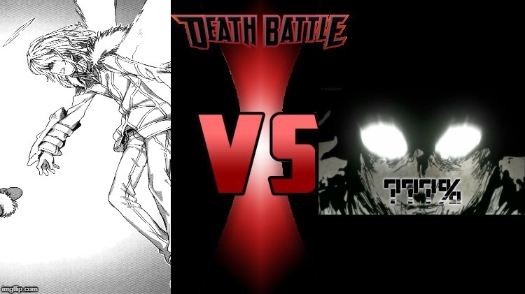 Death Battle
Angel Accelerator vs Mob ???% Mode | image tagged in death battle,anime,anime meme,animeme | made w/ Imgflip meme maker