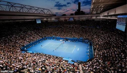 AUSTRALIAN OPEN: SOME INTERESTING FACTS | image tagged in tennis | made w/ Imgflip meme maker