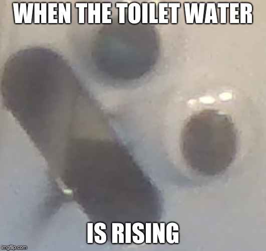 eyes | WHEN THE TOILET WATER; IS RISING | image tagged in funny | made w/ Imgflip meme maker