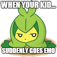 WHEN YOUR KID... SUDDENLY GOES EMO | image tagged in so true memes | made w/ Imgflip meme maker