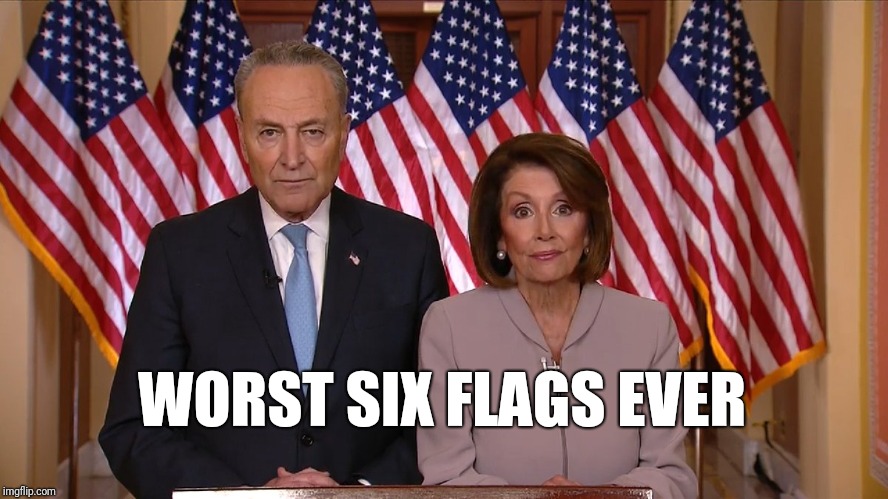 Chuck and Nancy | WORST SIX FLAGS EVER | image tagged in chuck and nancy | made w/ Imgflip meme maker