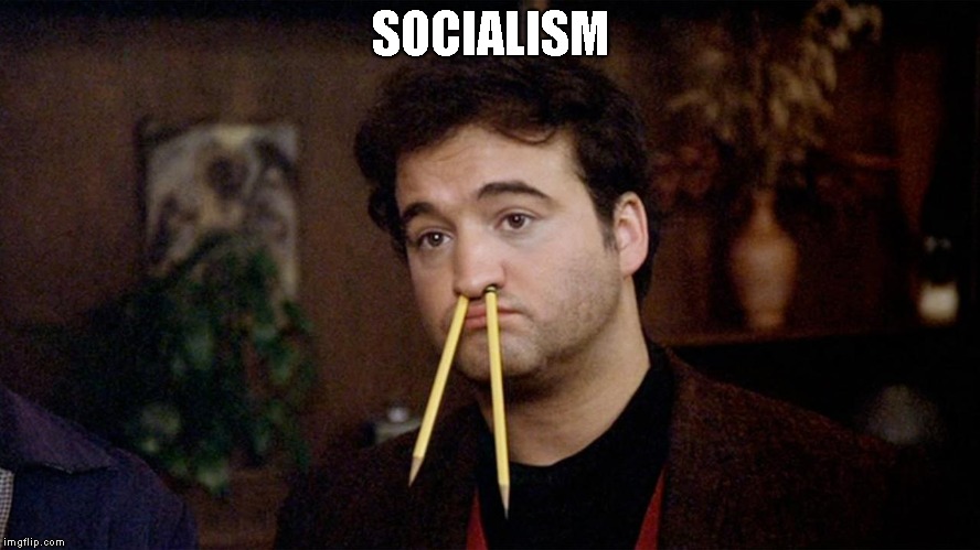 Animal House | SOCIALISM | image tagged in animal house | made w/ Imgflip meme maker