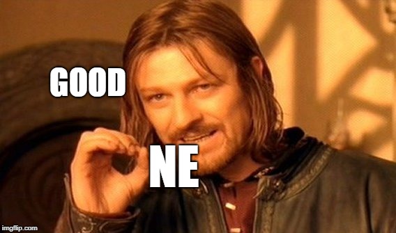 One Does Not Simply Meme | GOOD NE | image tagged in memes,one does not simply | made w/ Imgflip meme maker
