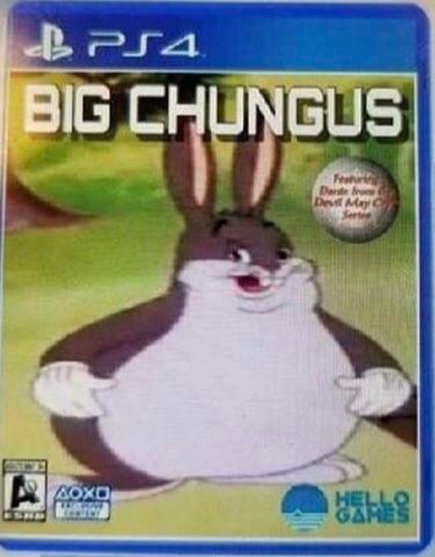 Big chungus Blank Meme Template