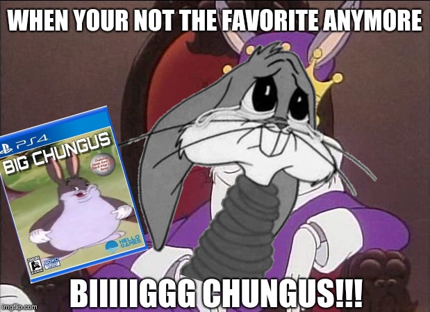 WHEN YOUR NOT THE FAVORITE ANYMORE; BIIIIIGGG CHUNGUS!!! | image tagged in batman slapping robin | made w/ Imgflip meme maker
