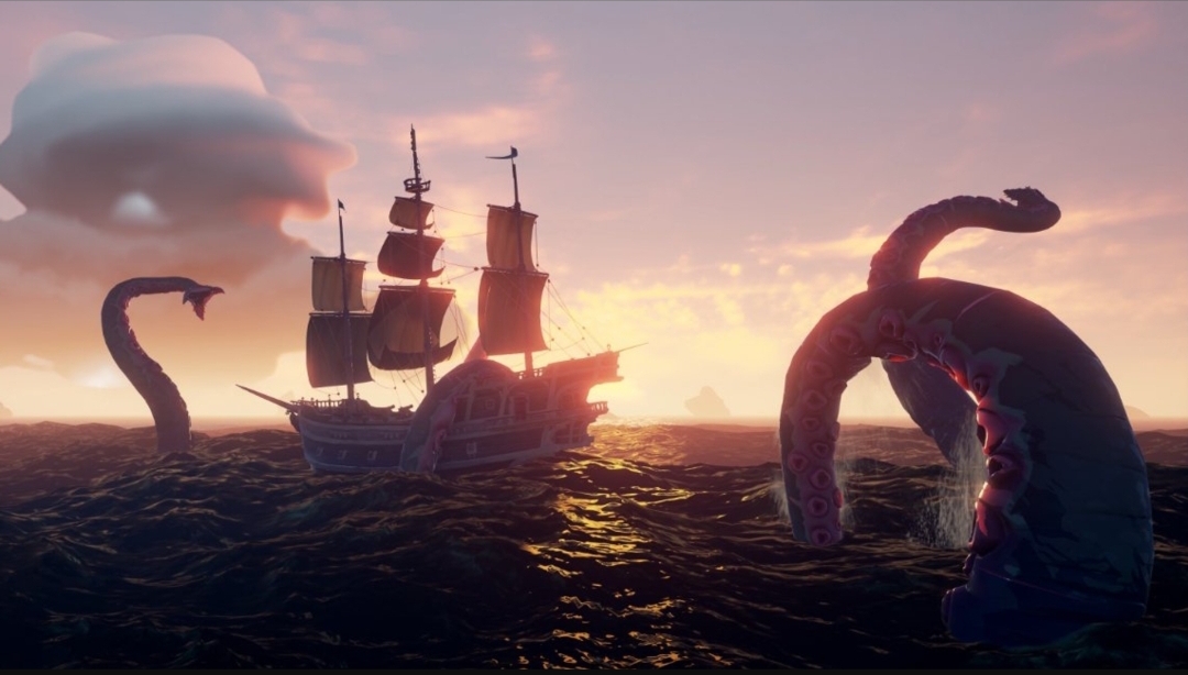 Sea of thieves kraken Blank Meme Template