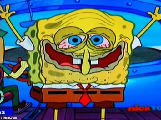 Me after running a mile in gym class | image tagged in spongebob,gym,funny | made w/ Imgflip meme maker
