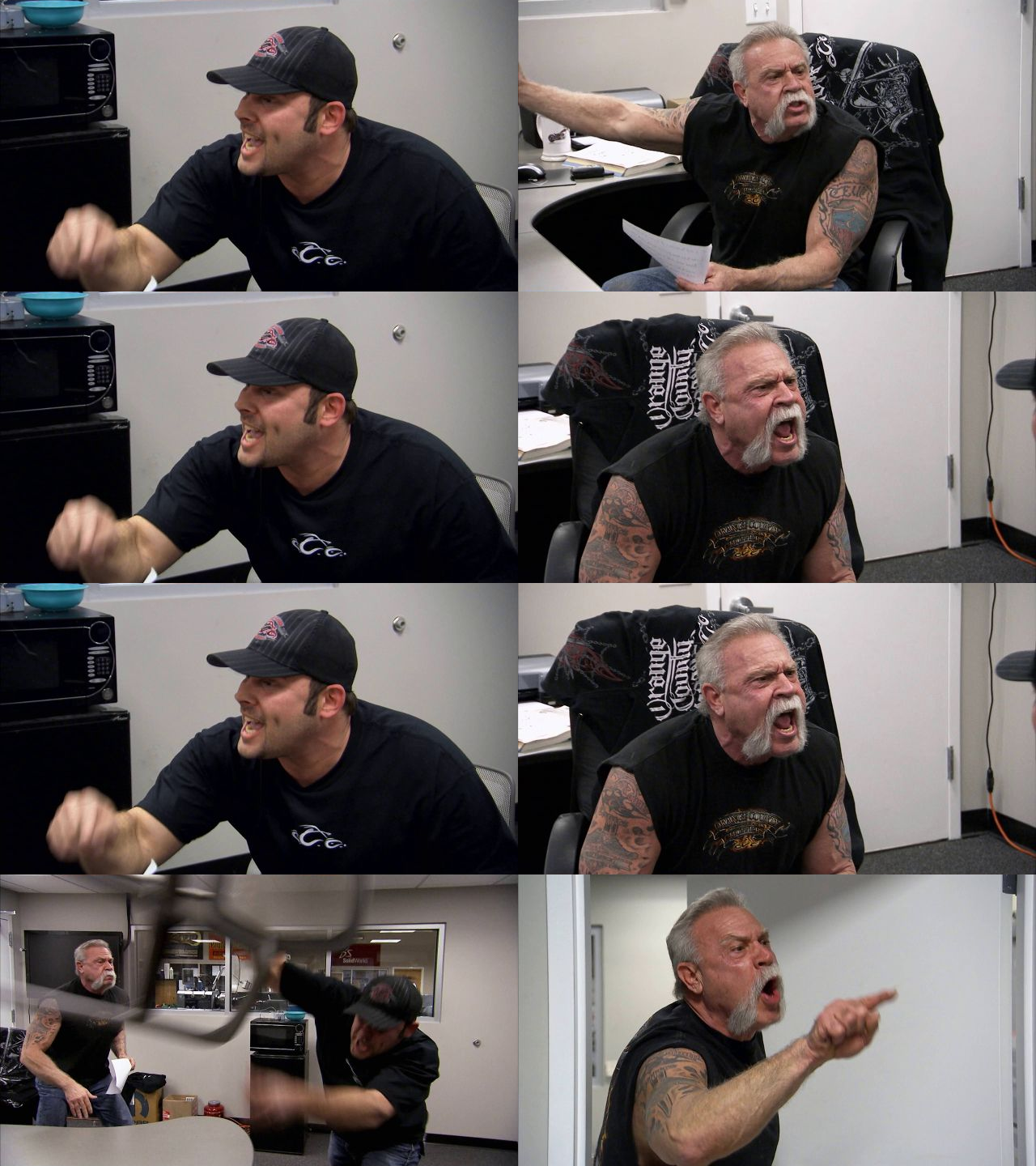 American Chopper Extended Blank Template Imgflip