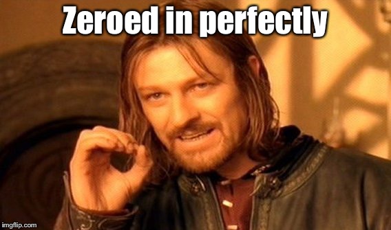 One Does Not Simply Meme | Zeroed in perfectly | image tagged in memes,one does not simply | made w/ Imgflip meme maker
