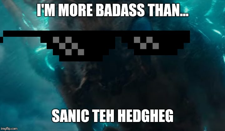 I'M MORE BADASS THAN... SANIC TEH HEDGHEG | image tagged in moth | made w/ Imgflip meme maker