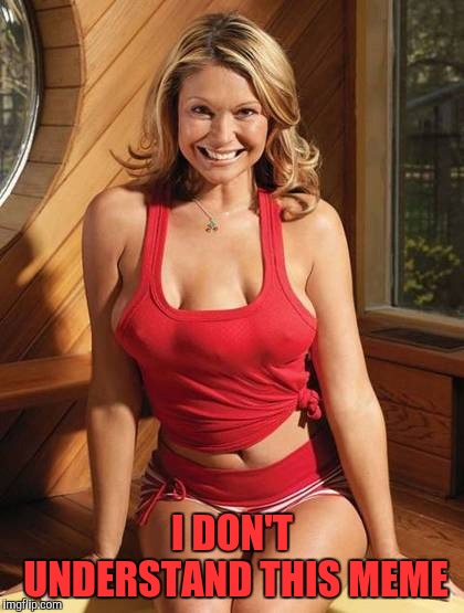 Three breasted woman | I DON'T UNDERSTAND THIS MEME | image tagged in three breasted woman | made w/ Imgflip meme maker