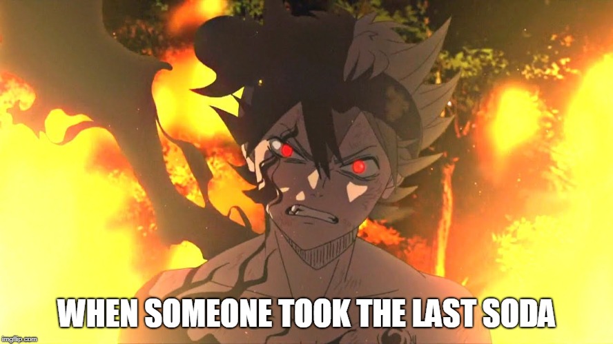 WHEN SOMEONE TOOK THE LAST SODA | image tagged in took the last soda | made w/ Imgflip meme maker