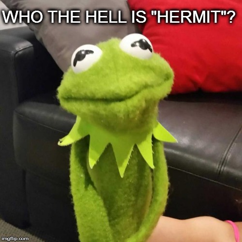 WHO THE HELL IS "HERMIT"? | made w/ Imgflip meme maker