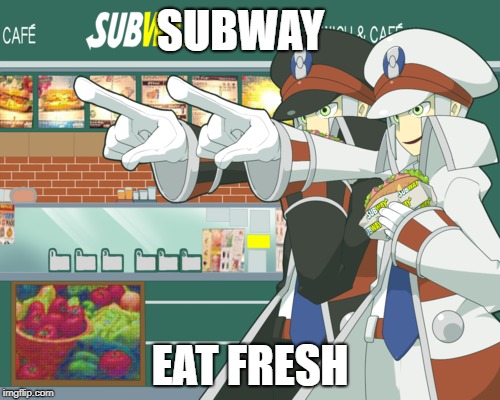 Where the Subway Masters Go For Their Lunch Break | SUBWAY; EAT FRESH | image tagged in subway,battle subway,pokemon,ingo and emmett | made w/ Imgflip meme maker