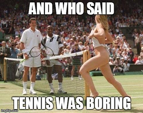 image tagged in funny,tennis,sports,babes | made w/ Imgflip meme maker