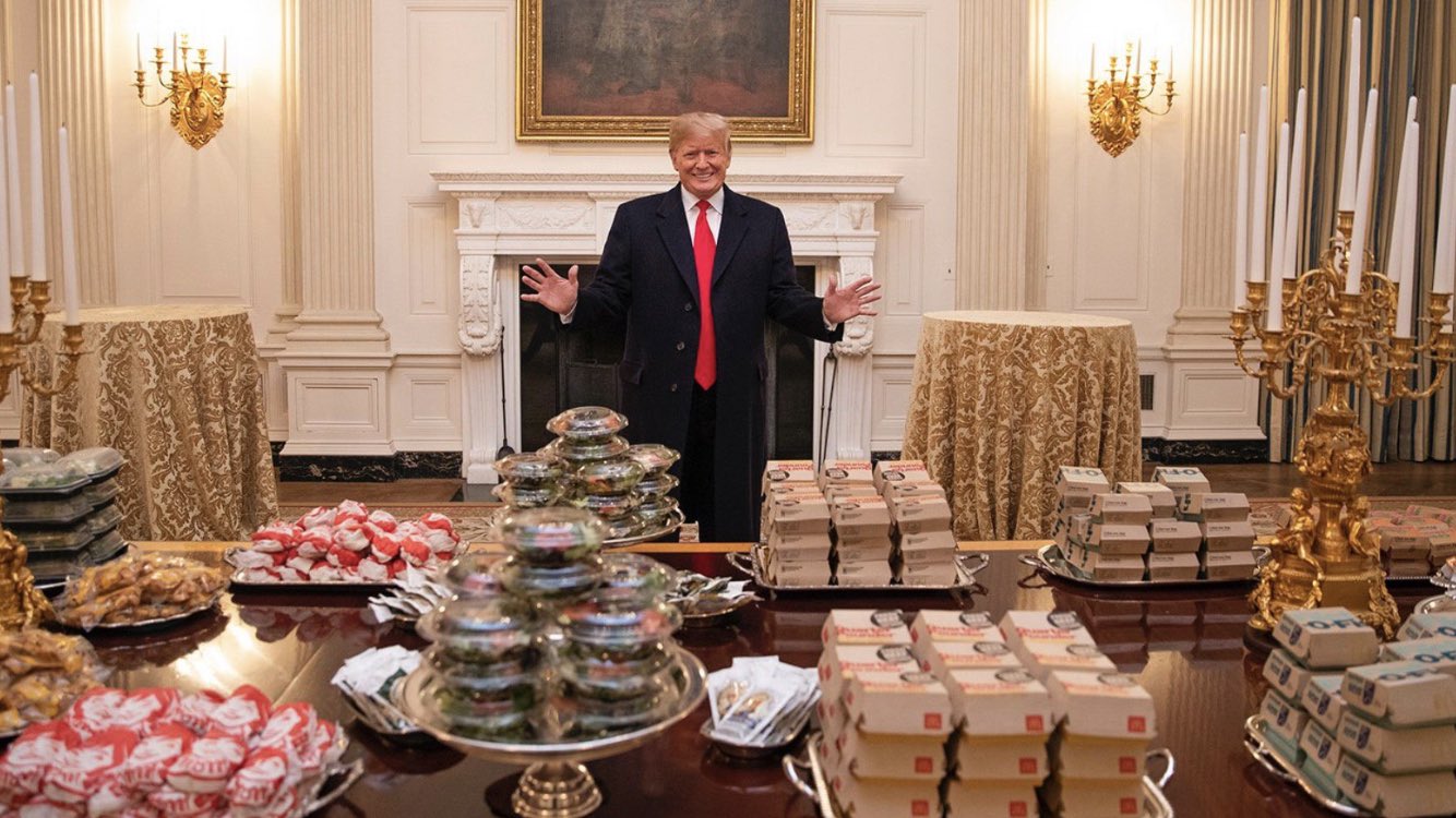 High Quality Trump Burger Blank Meme Template