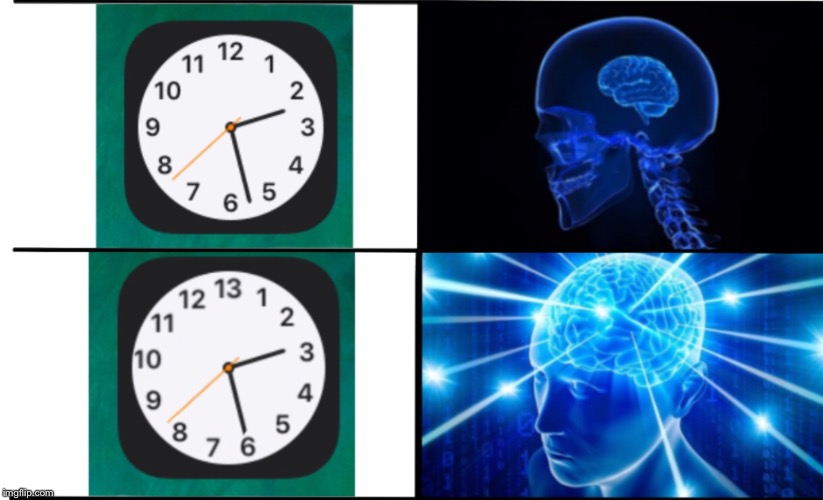 Normal time is for noobs | image tagged in expanding brain | made w/ Imgflip meme maker