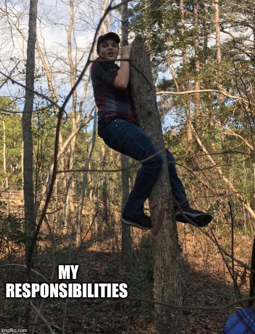 MY RESPONSIBILITIES | made w/ Imgflip meme maker