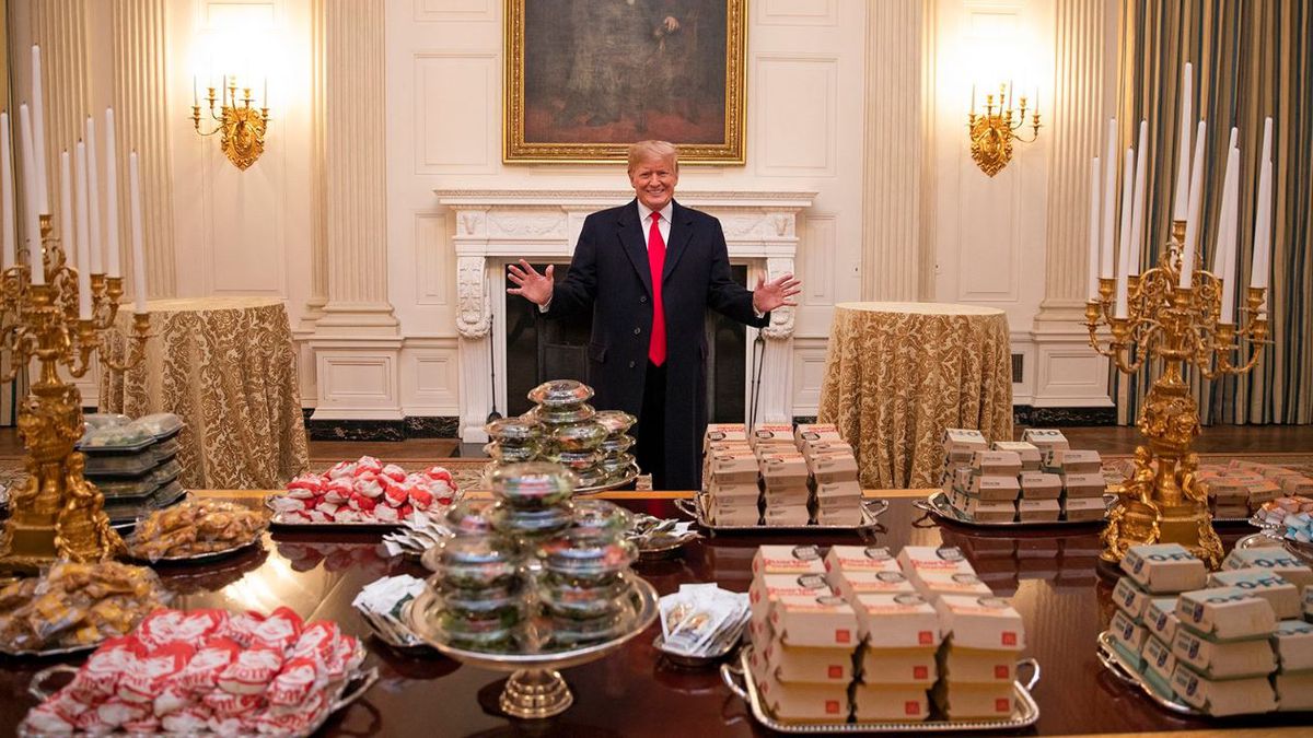 High Quality Trump Dinner Blank Meme Template