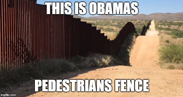 THIS IS OBAMAS PEDESTRIANS FENCE | made w/ Imgflip meme maker
