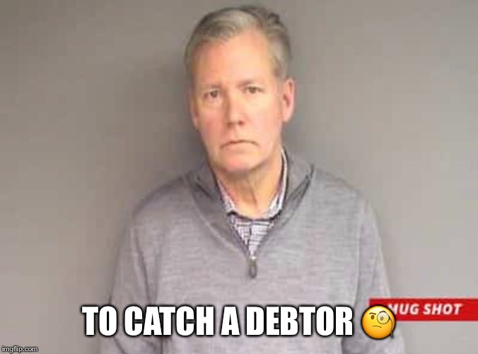 Chris Hansen | TO CATCH A DEBTOR 🧐 | image tagged in to catch a debtor,to catch a predator,chris hansen | made w/ Imgflip meme maker