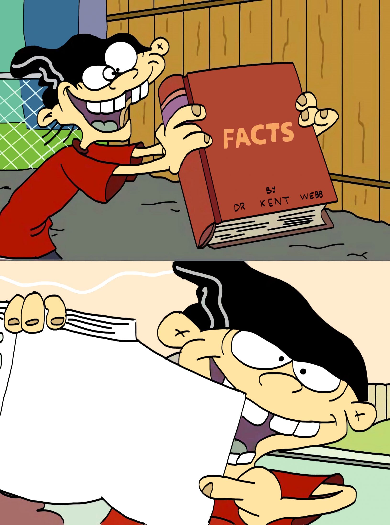 Fact book Blank Meme Template
