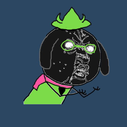 High Quality Y U No Ralsei Blank Meme Template