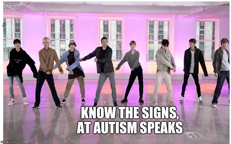 KNOW THE SIGNS, AT AUTISM SPEAKS | image tagged in autism,fortnite,retarded | made w/ Imgflip meme maker