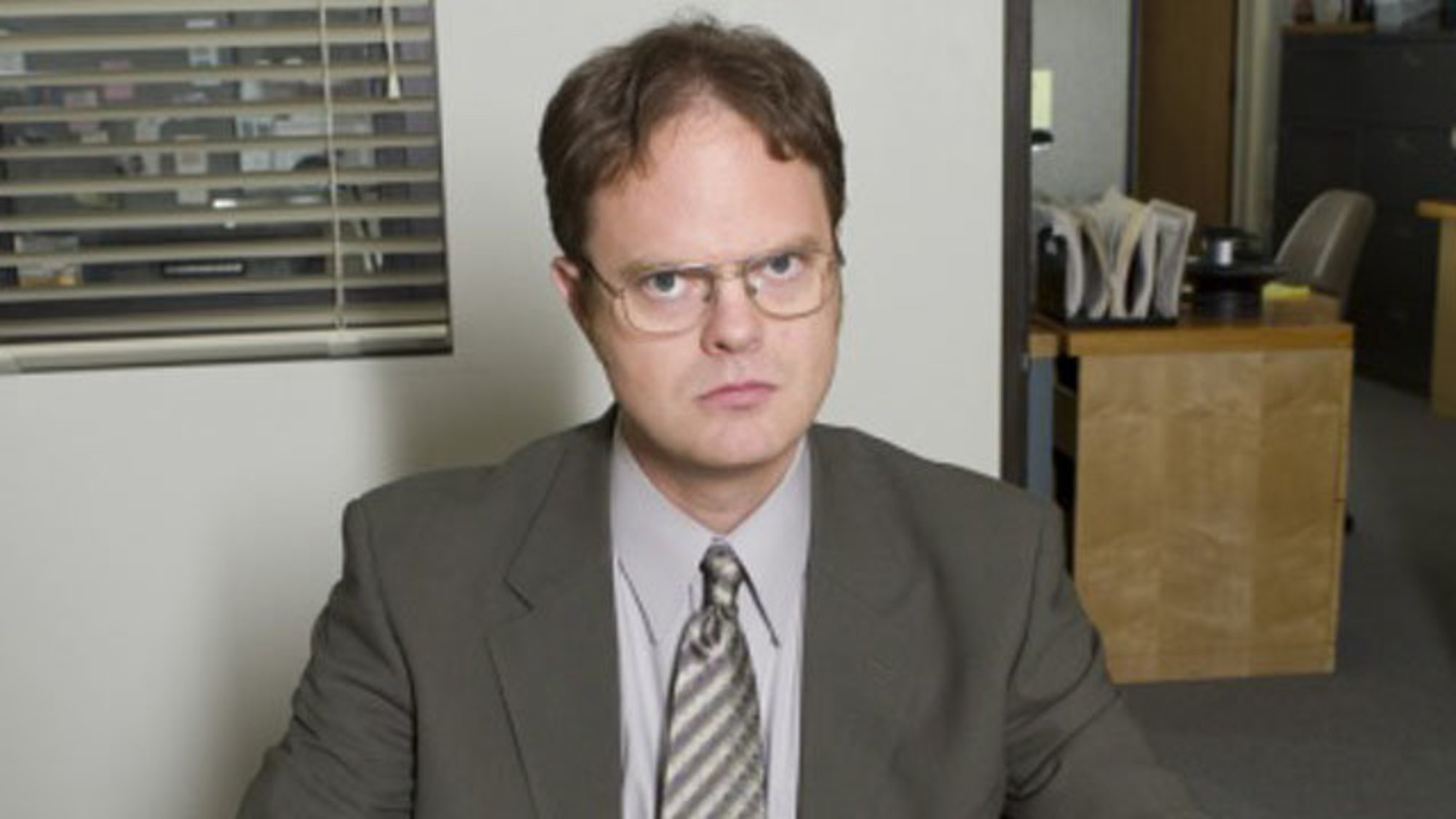 Annoyed Dwight Blank Meme Template