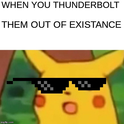Shocked Pikachu Face Meme Generator