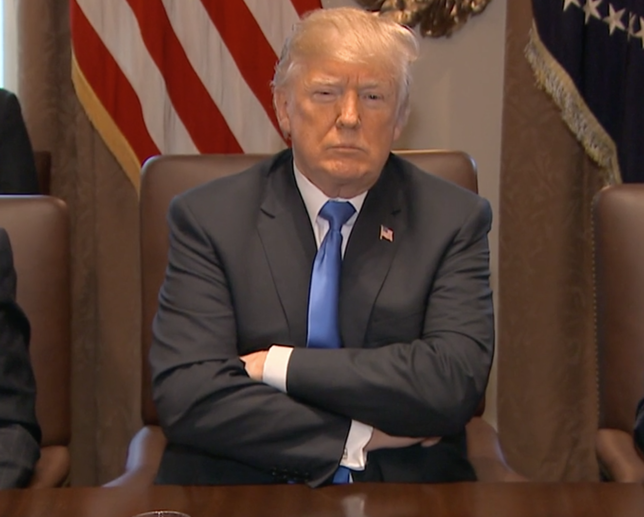 Stubborn Trump Blank Meme Template