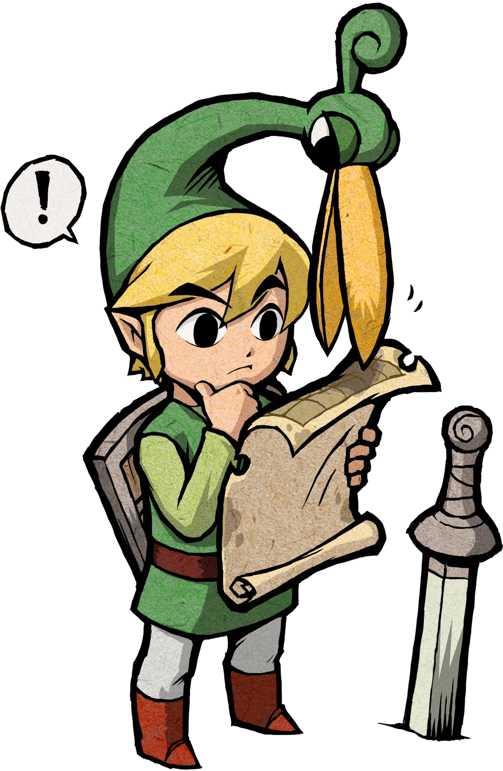 High Quality Link Thinking Blank Meme Template