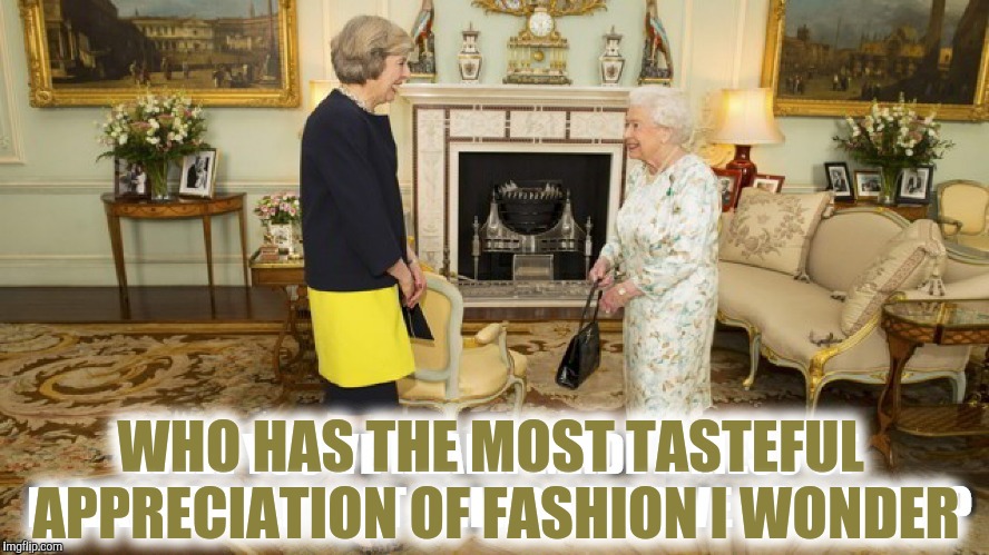 WHO HAS THE MOST TASTEFUL APPRECIATION OF FASHION I WONDER | made w/ Imgflip meme maker