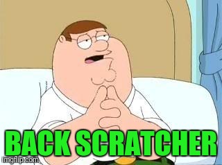 peter griffin go on | BACK SCRATCHER | image tagged in peter griffin go on | made w/ Imgflip meme maker