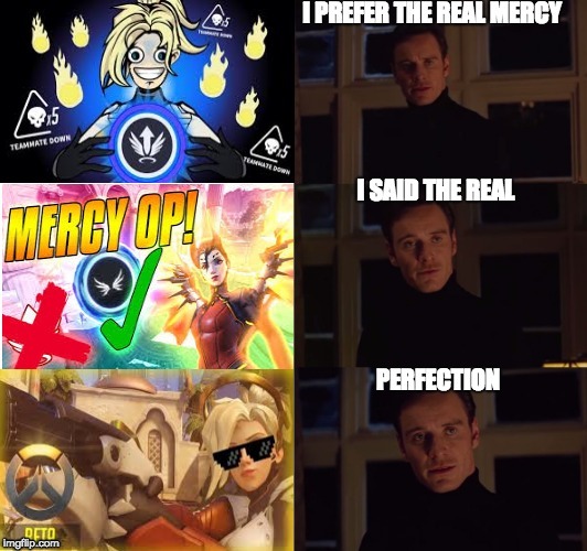 DPS Mercy | image tagged in x men,gaming,overwatch memes,mercy,funny,funny memes | made w/ Imgflip meme maker